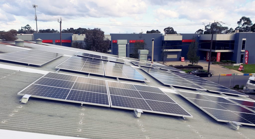 Commercial solar installation Melbourne, Victoria