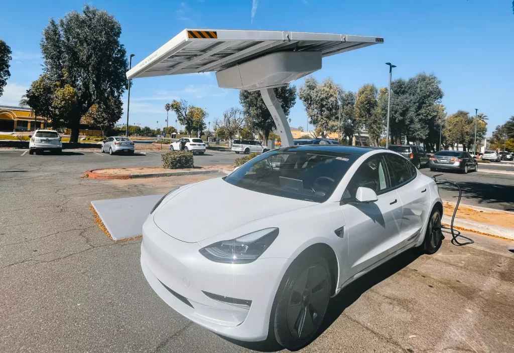 Solar EV charging station